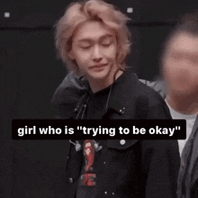 Girl Who Is Trying To Be Okay Wonbin Wonbin Trying To Be Ok GIF