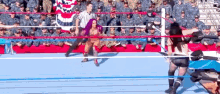 Sasha Banks Double Knees GIF - Sasha Banks Double Knees Paige GIFs