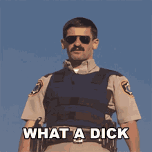 What A Dick Deputy Travis Junior GIF - What A Dick Deputy Travis Junior Reno911 GIFs