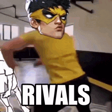 a picture of a cartoon character with the words rivals on the bottom