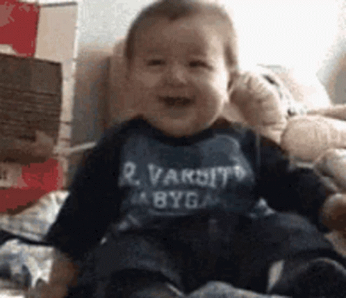 Baby Laughing And Falling Over GIFs | Tenor