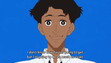 a cartoon of a man with the words " i don 't know how far i 'm going to get " written below
