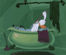 Donald Duck Bath GIF - Donald Duck Bath Wash GIFs