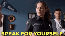 Station 19 Andy Herrera GIF - Station 19 Andy Herrera Speak For Yourself GIFs