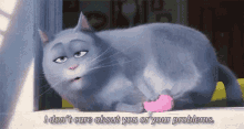 Cat I Dont Care A Bout You Or Your Problems GIF - Cat I Dont Care A Bout You Or Your Problems GIFs