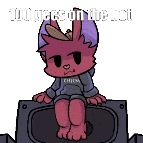 100gecs Bat Sticker - 100gecs Bat Furry Stickers
