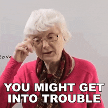 You Might Get Into Trouble Gill GIF - You Might Get Into Trouble Gill Engvid GIFs