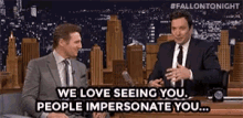 Liam Neeson We Love Seeing People Impersonate You GIF