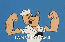 popeye powerful mighty huge strong