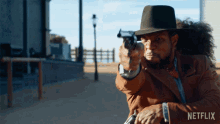 Shooting Pistol Cherokee Bill GIF - Shooting Pistol Cherokee Bill The Harder They Fall GIFs