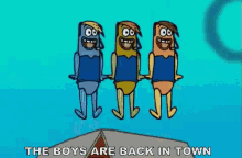 The Boys Are Back In Town GIF - Boys Are Back The Boys Are Back In Town Boys Are Back In Town GIFs