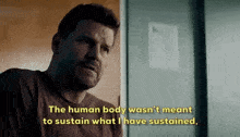 The Human Body Wasn'T Meant To Sustain What I Have Sustained But I Have Sustained GIF - The Human Body Wasn'T Meant To Sustain What I Have Sustained But I Have Sustained Seal Team GIFs