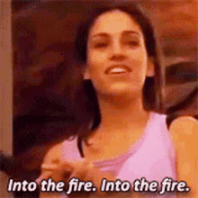 Power Rangers Kimberly Hart GIF - Power Rangers Kimberly Hart Into The Fire GIFs
