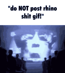 Do Not Post Rhino Shit Gif Rhino GIF