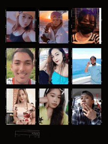 a collage of images of people including one that says ' sd ' on it