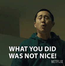 What You Did Was Not Nice Danny Cho GIF - What You Did Was Not Nice Danny Cho Steven Yeun GIFs