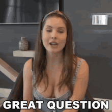 Great Question Manda Cerny GIF - Great Question Manda Cerny Good Question GIFs