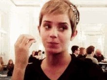 Emma Watson Lol GIF - Emma Watson Lol Facepalm GIFs