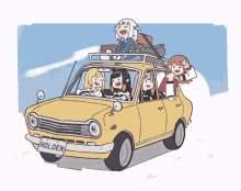 Cute Girls Going On Vacation GIF - Cute Girls Going On Vacation Riding On Car GIFs