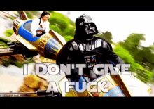 Idgaf GIF - I Dont Give A Fuck Darth Vader Ride GIFs