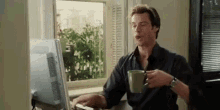 The Joy Of Coffee GIF - Jim Carrey Bruce Almighty Coffee GIFs