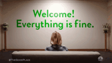 Nbc The Good Place GIF - Nbc The Good Place Everything Is Fine GIFs