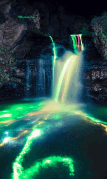 waterfalls color water