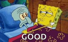 Spongebob Kisses GIF - Spongebob Kisses Night GIFs