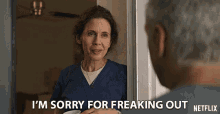 Im Sorry For Freaking Out Jessica Hecht GIF - Im Sorry For Freaking Out Jessica Hecht Karen Hayes GIFs