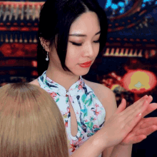 rubbing hands tingting asmr royal chinese hairstyling asmr hair hairstyling