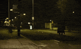 a street with a sign that says no parking