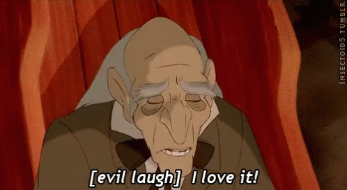 Beauty And The Beast Evil Laugh GIF - Beauty And The Beast Evil Laugh I Love It GIFs