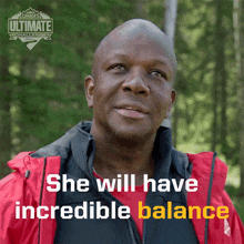 She Will Have Incredible Balance Donovan Bailey GIF - She Will Have Incredible Balance Donovan Bailey Canadas Ultimate Challenge GIFs