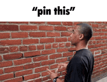 Talking To A Wall Pin GIF - Talking To A Wall Talking Pin GIFs