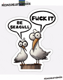 Be Seagull ハッピー GIF - Be Seagull ハッピー Fug It GIFs
