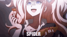 Spider Danganronpa GIF - Spider Danganronpa Junko GIFs