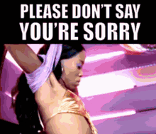 Madonna Sorry GIF - Madonna Sorry Please Dont Say GIFs
