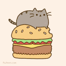 Cats Burger GIF