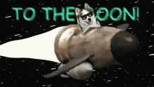 Snowdog To The Moon GIF - Snowdog To The Moon Snowbank GIFs