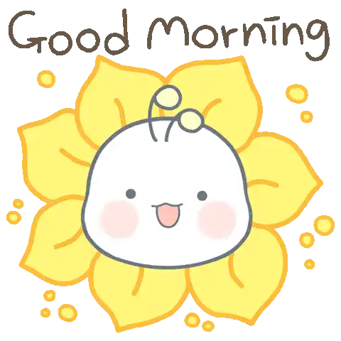Cute Good Morning Sticker - Cute Good Morning Stickers