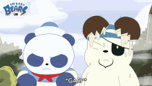 Gasp Panda GIF - Gasp Panda Ice Bear GIFs