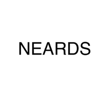 a white background with the word neards in black