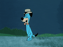Hanna Barbera Huckleberry Hound GIF - Hanna Barbera Huckleberry Hound Walking GIFs