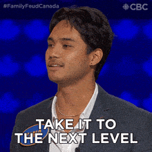 Take It To The Next Level Family Feud Canada GIF - Take It To The Next Level Family Feud Canada Elevate It To A New Degree GIFs