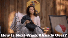 Greys Anatomy Amelia Shepherd GIF - Greys Anatomy Amelia Shepherd How Is Next Week Already Over GIFs