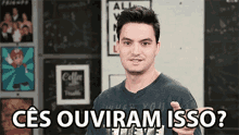 Ces Ouviram Isso Did You Hear This GIF - Ces Ouviram Isso Did You Hear This Surprised GIFs
