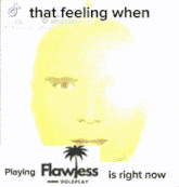 a man with a green face is playing flawless roleplay .