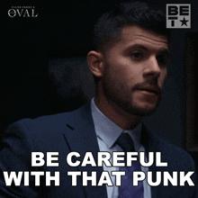 Be Careful With That Punk Allen GIF - Be Careful With That Punk Allen Allan GIFs