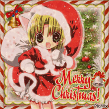 Merry Christmas Picmix GIF - Merry Christmas Picmix Di Gi Charat GIFs