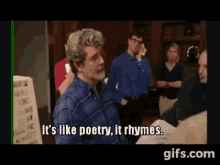 George Lucas Its Like Poetry GIF - George Lucas Its Like Poetry It Rhymes GIFs